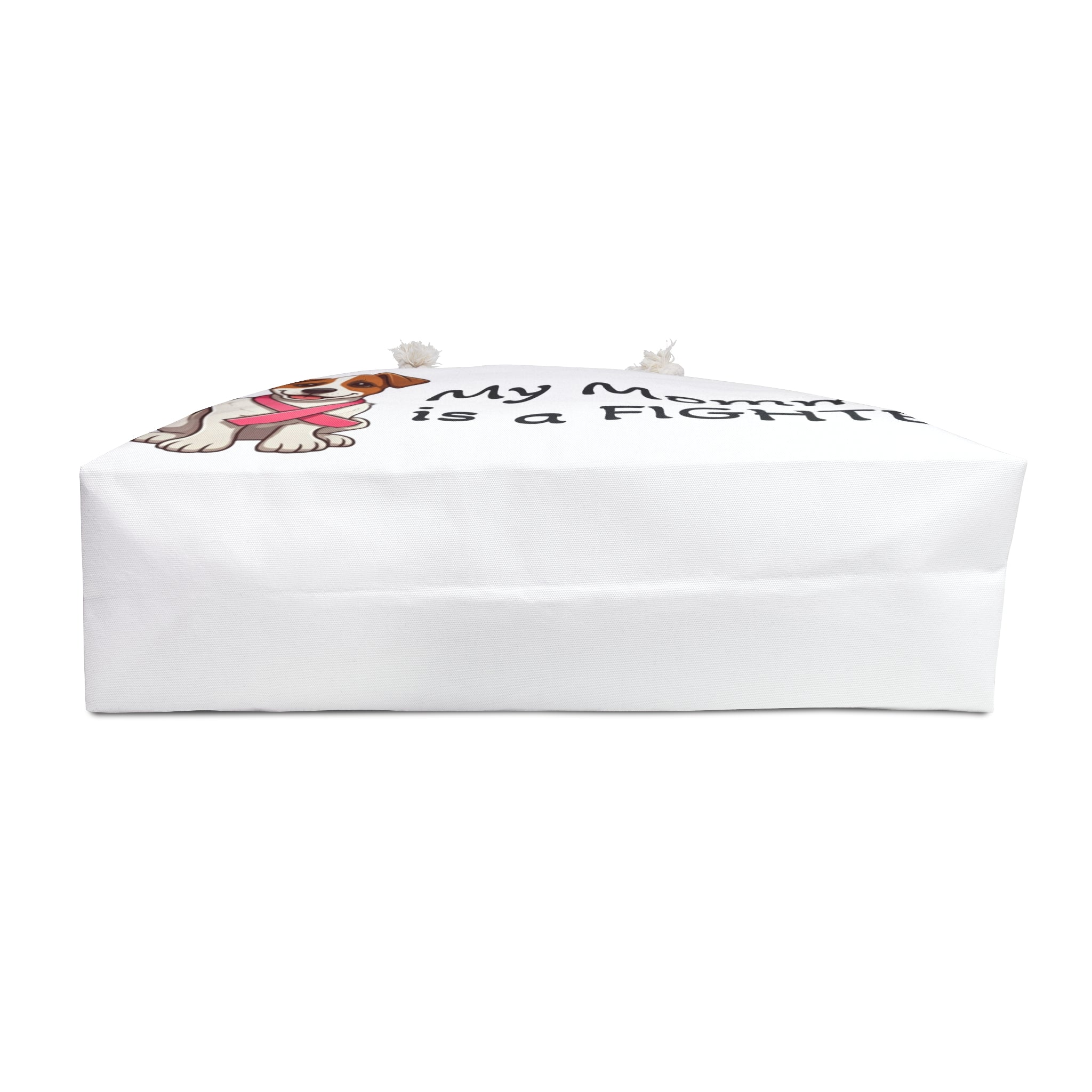 My Mommy is a Fighter Pink Ribbon Dog Weekender Bag | Breast Cancer Awareness