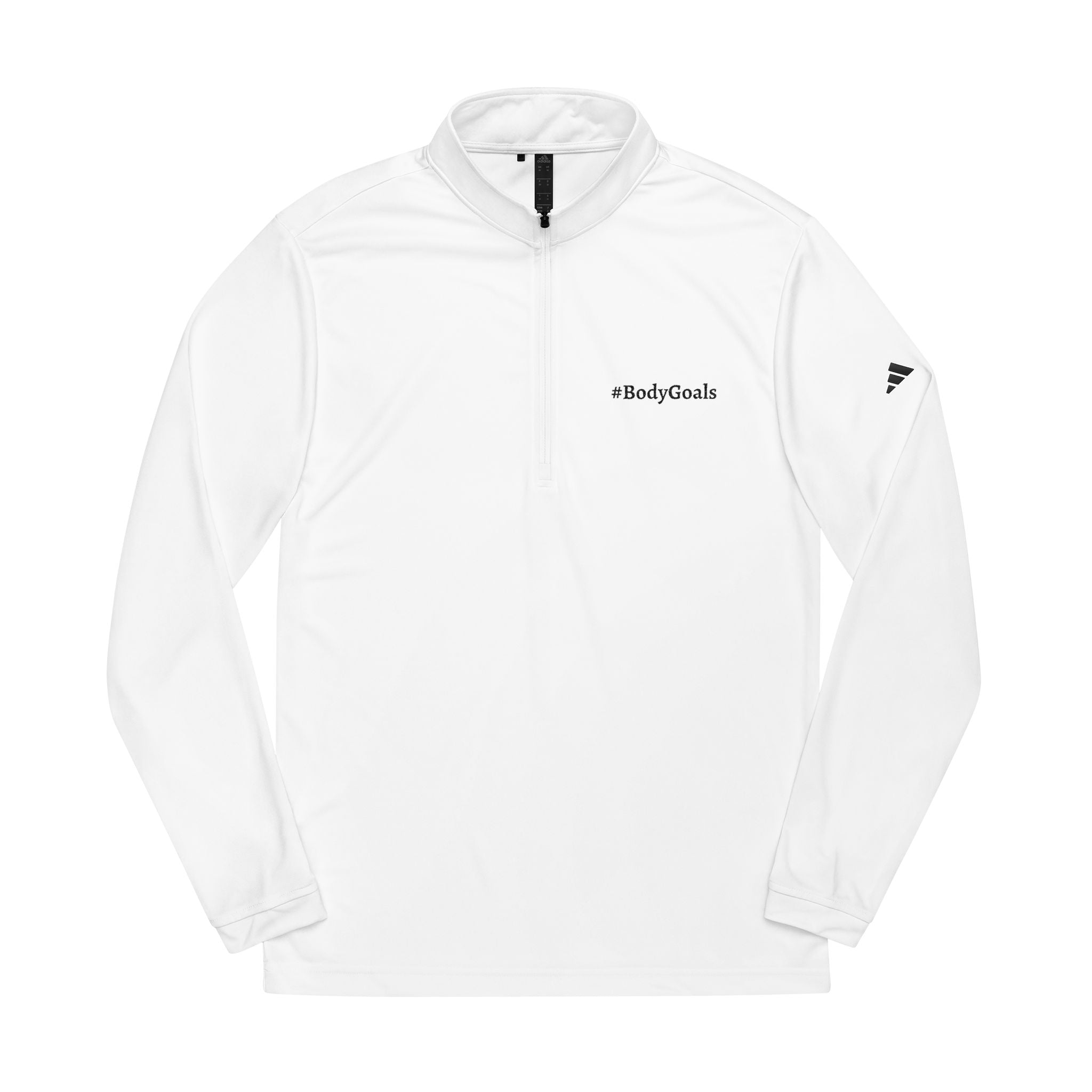 adidas®  #BodyGoals Quarter-Zip Pullover (Embroidery)