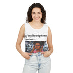 If Headphones on....Leave me Alone Fitness Tank Top
